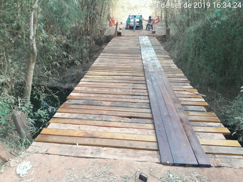Prefeitura conclui a reforma da Ponte do Matheus