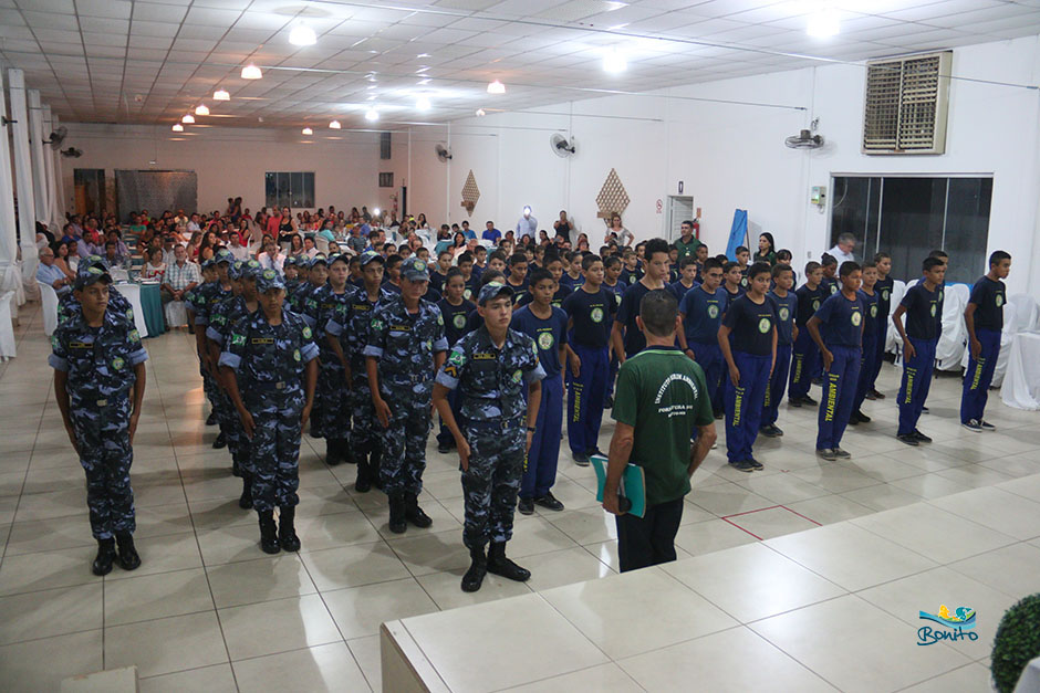 Formatura da Patrulha Mirim Ambiental em Bonito