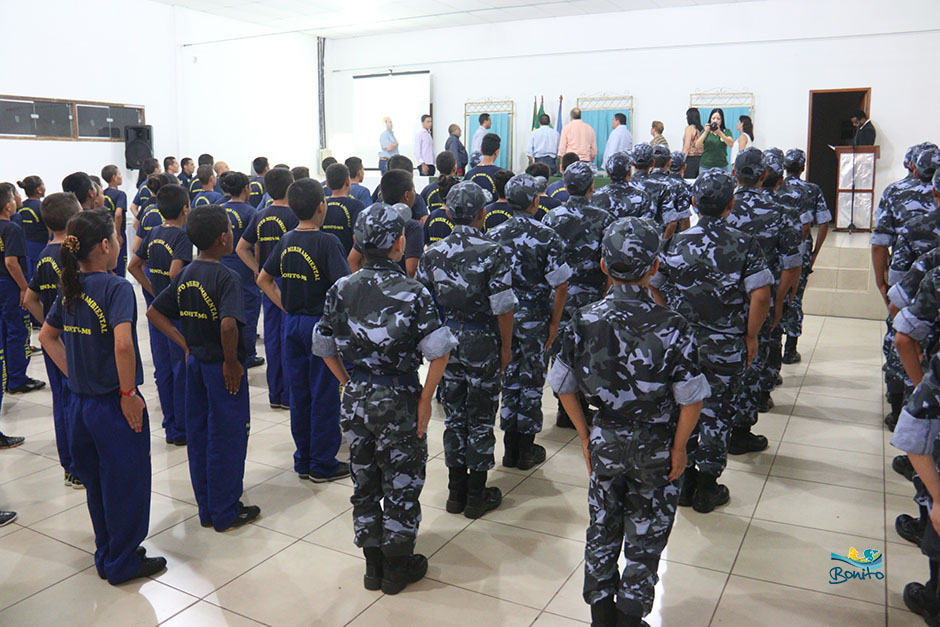 Formatura da Patrulha Mirim Ambiental em Bonito