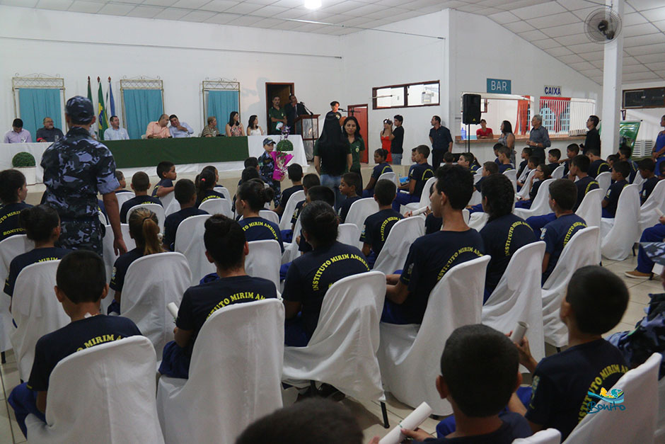 Formatura da Patrulha Mirim Ambiental em Bonito