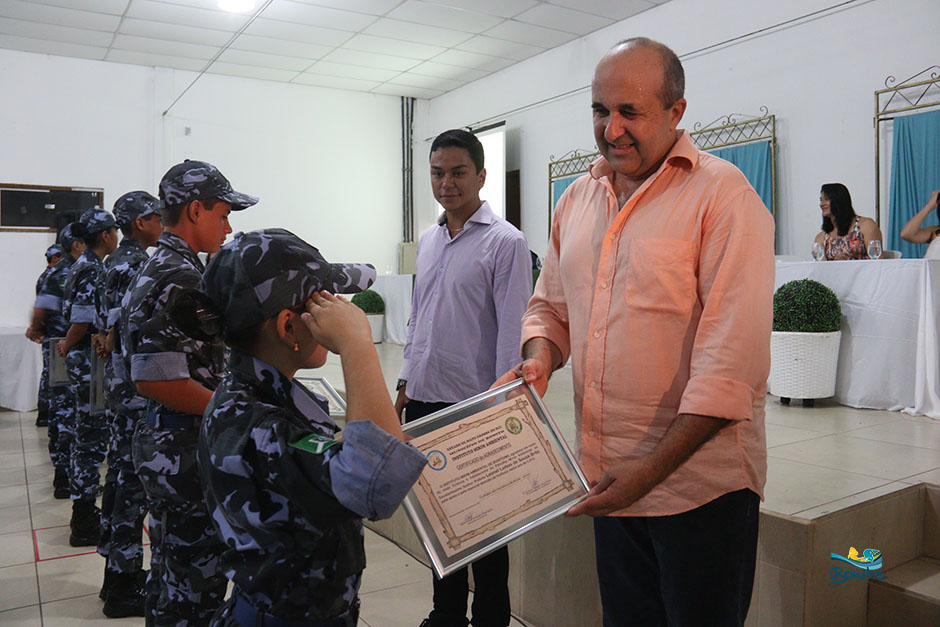Formatura da Patrulha Mirim Ambiental em Bonito