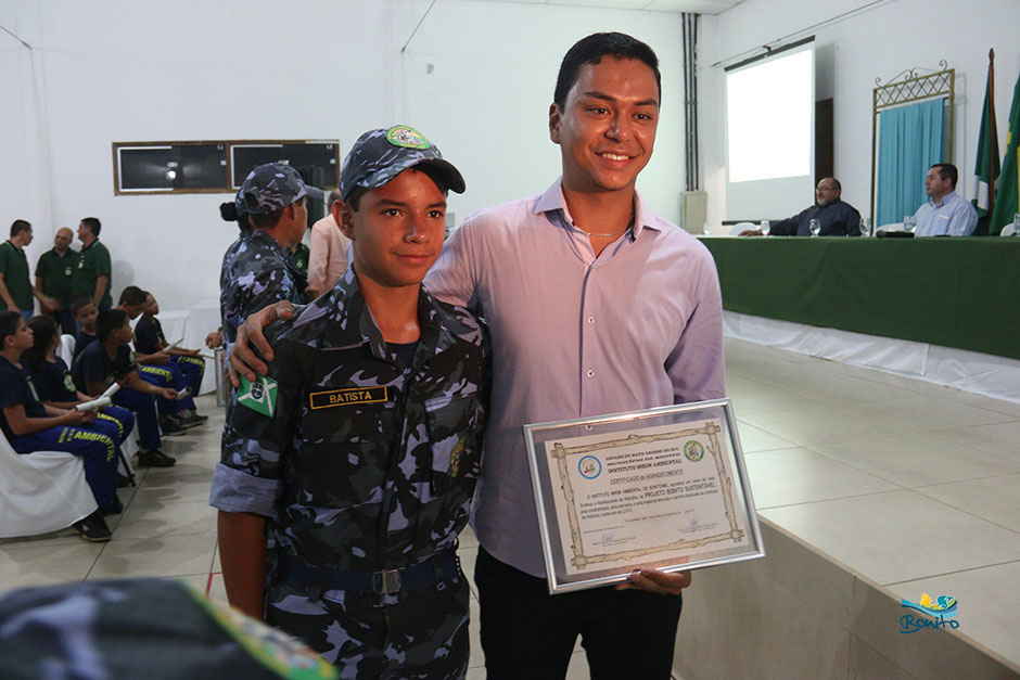 Formatura da Patrulha Mirim Ambiental em Bonito