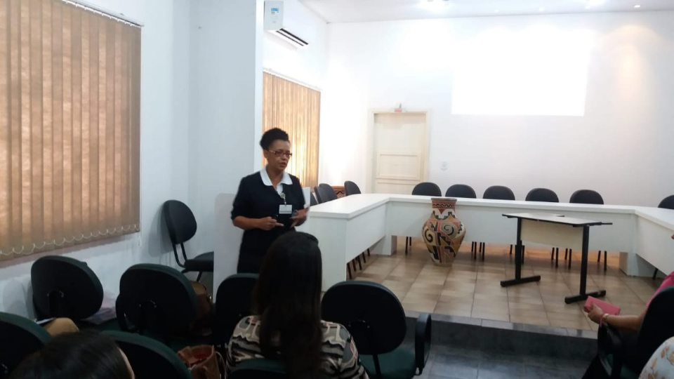 Campanha realiza palestra para servidores da Secretaria de Saúde