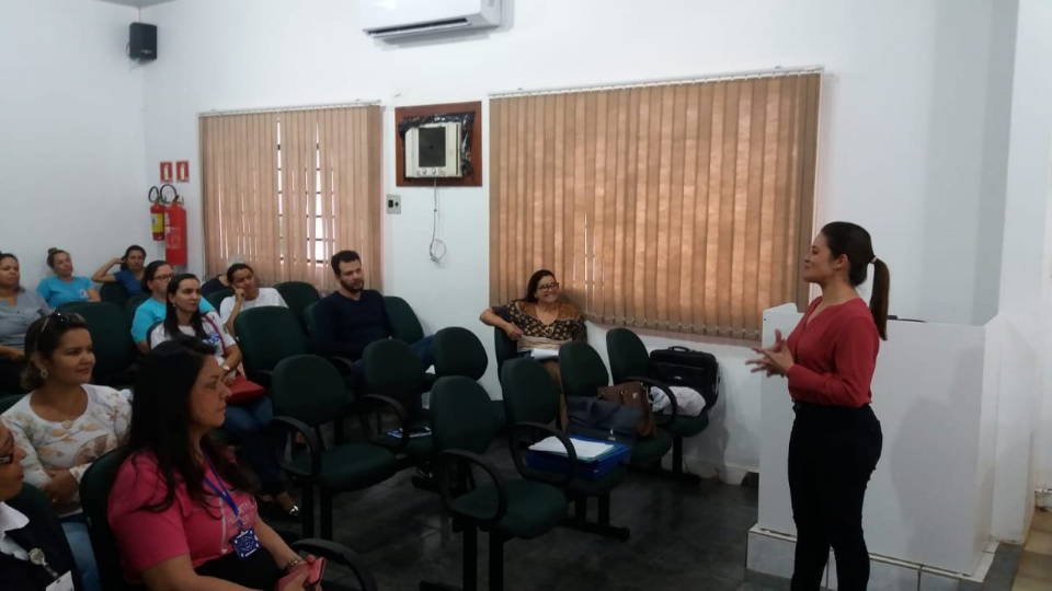 Campanha realiza palestra para servidores da Secretaria de Saúde
