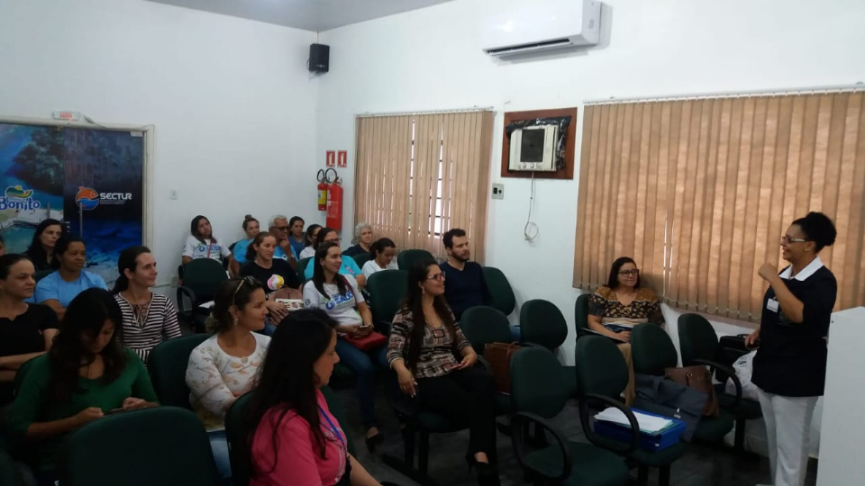 Campanha realiza palestra para servidores da Secretaria de Saúde