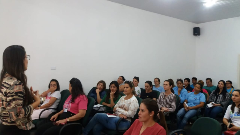 Campanha realiza palestra para servidores da Secretaria de Saúde