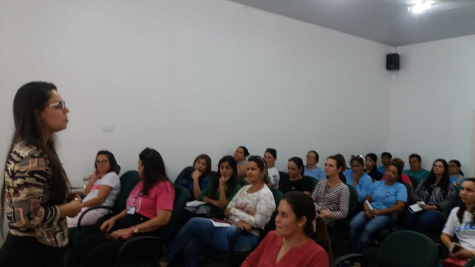 Campanha realiza palestra para servidores da Secretaria de Saúde