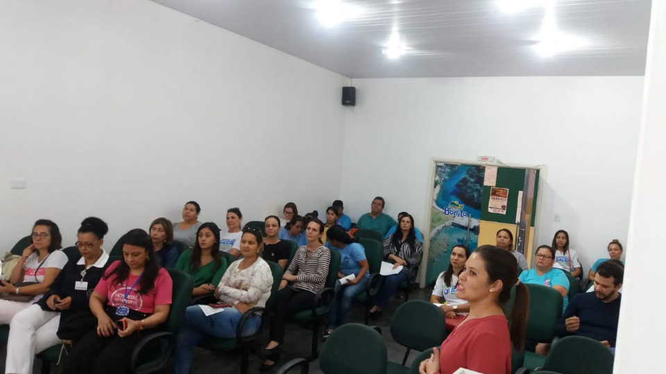 Campanha realiza palestra para servidores da Secretaria de Saúde
