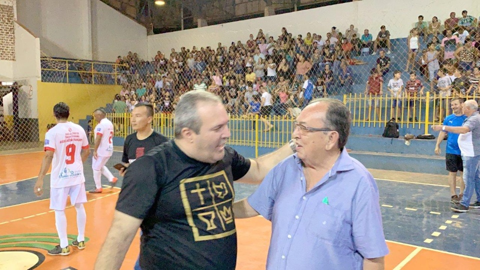 Prefeito participa do encerramento da 3ª Copa Evangélica de Futsal