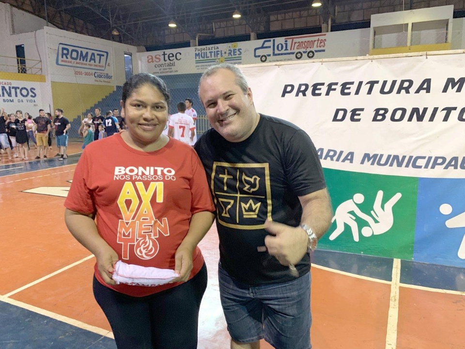 Prefeito participa do encerramento da 3ª Copa Evangélica de Futsal