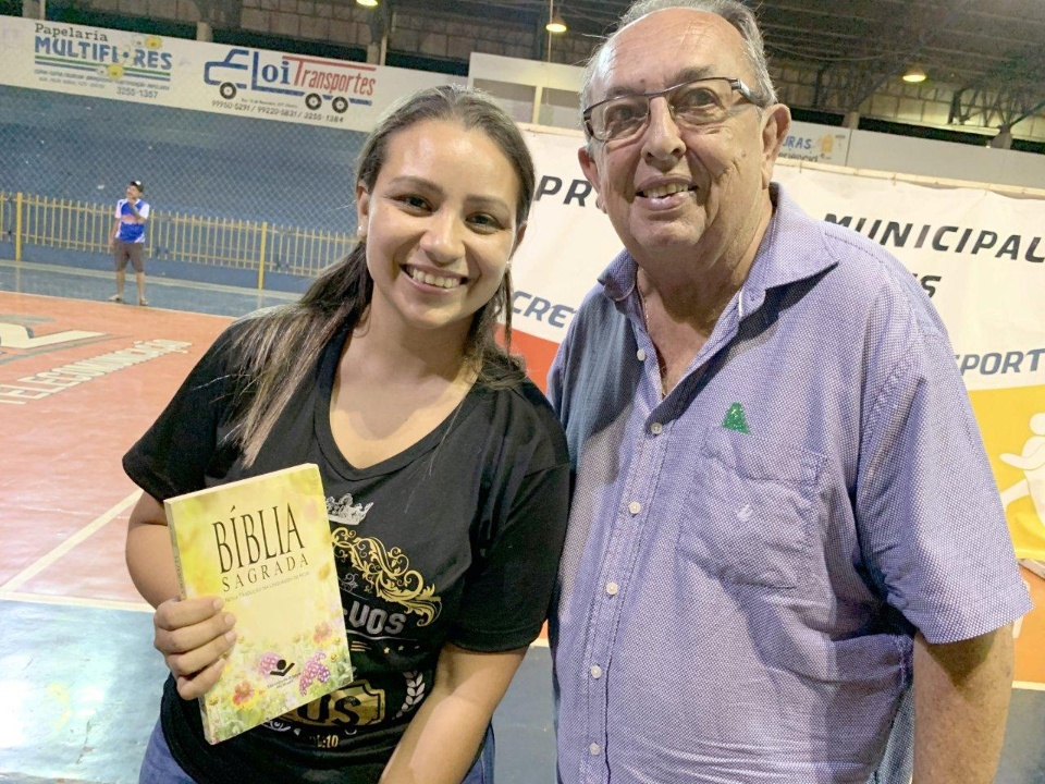 Prefeito participa do encerramento da 3ª Copa Evangélica de Futsal