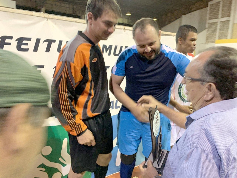Prefeito participa do encerramento da 3ª Copa Evangélica de Futsal