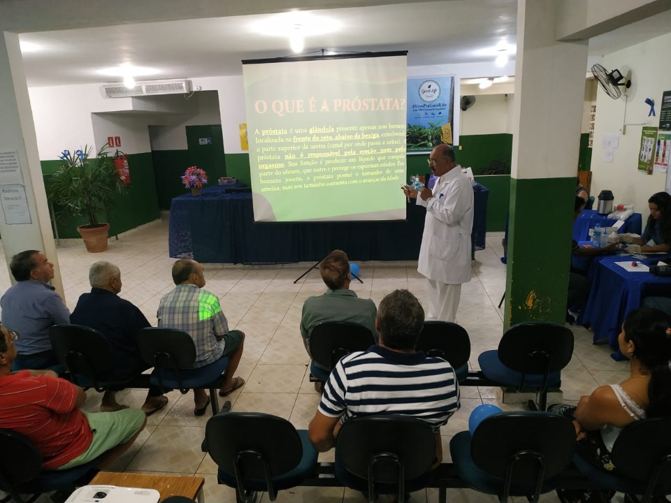 UBS Central realiza palestras sobre Saúde do Homem UBS Central realiza palestras sobre Saúde do Homem