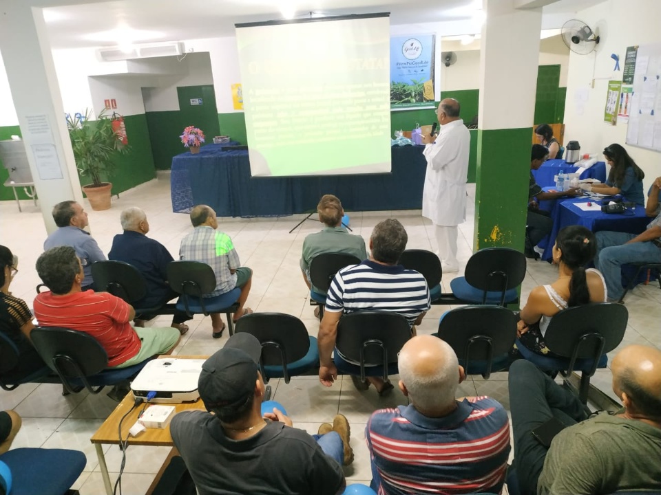 UBS Central realiza palestras sobre Saúde do Homem UBS Central realiza palestras sobre Saúde do Homem