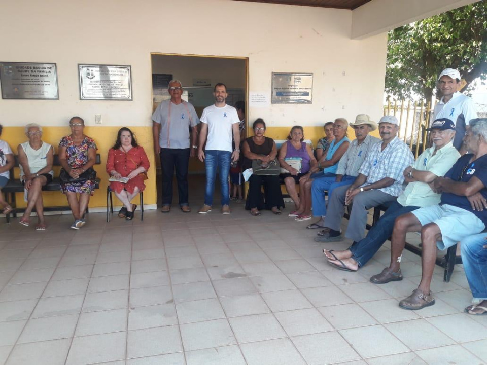 Ação no ESF Bom Viver encerra campanha Novembro Azul