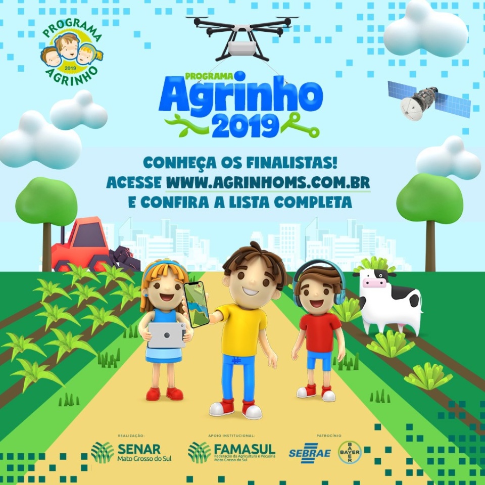 Bonito recebe duas premiações no Projeto Agrinho 2019