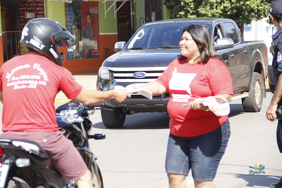 Fotos da blitz - Campanha contra exploração sexual contra crianças e adolescentes