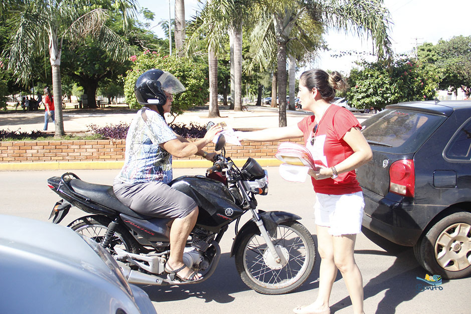 Fotos da blitz - Campanha contra exploração sexual contra crianças e adolescentes