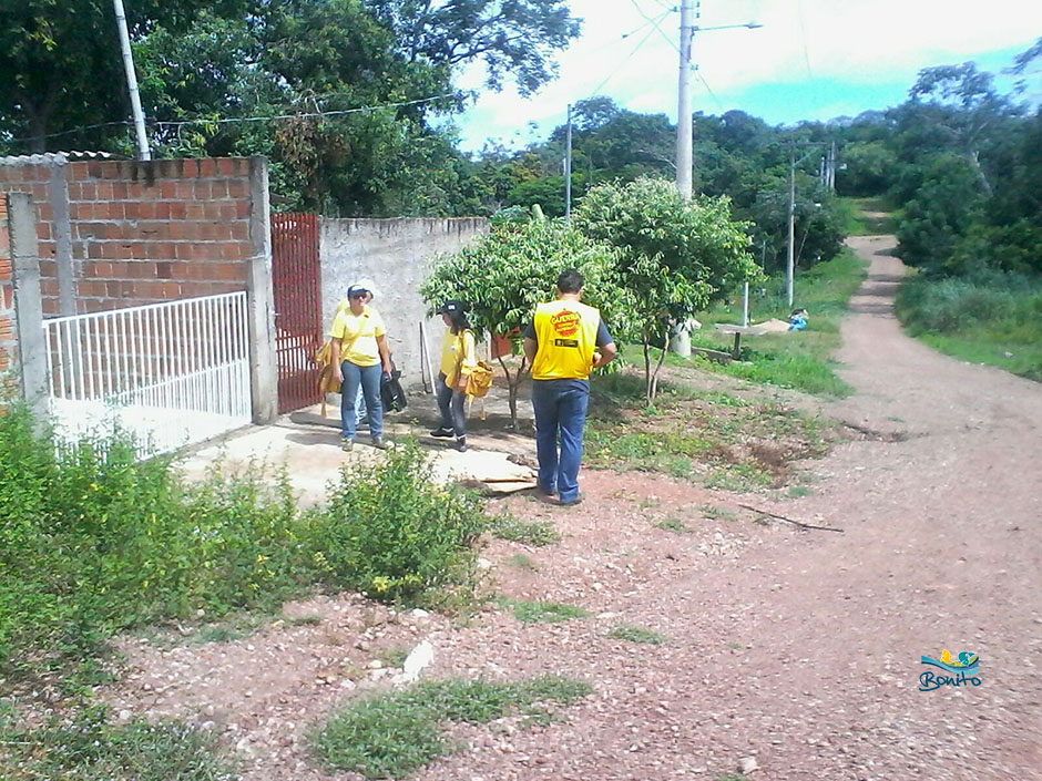 Agentes de endemias realizam mutirão contra mosquito Aedes aegypti em Águas do Miranda