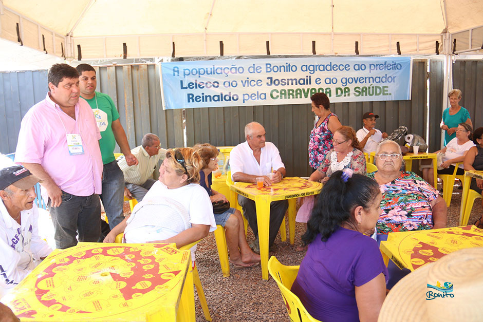 Prefeitura de Bonito leva centenas de pacientes para a Caravana da Saúde