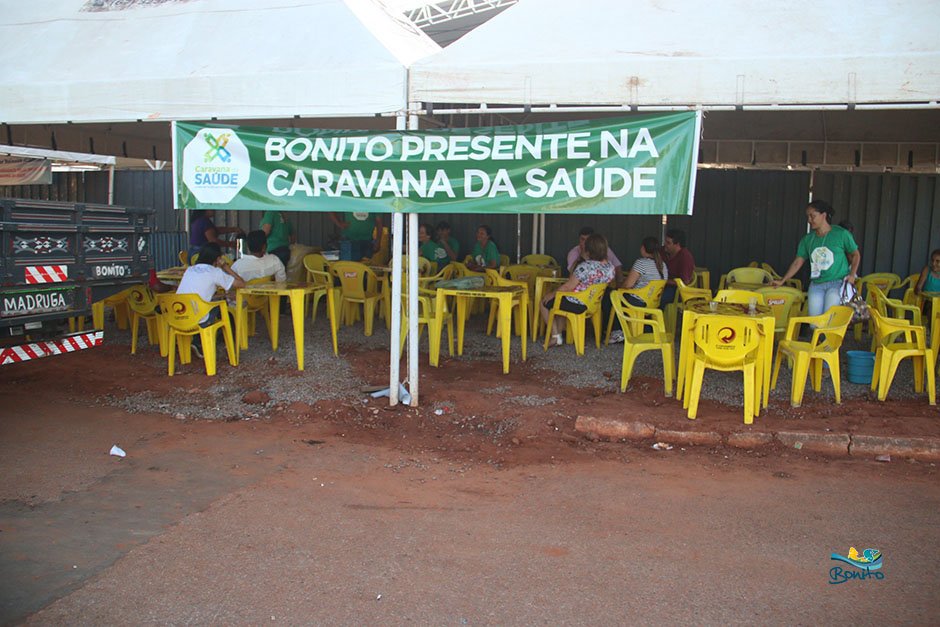 Prefeitura de Bonito leva centenas de pacientes para a Caravana da Saúde