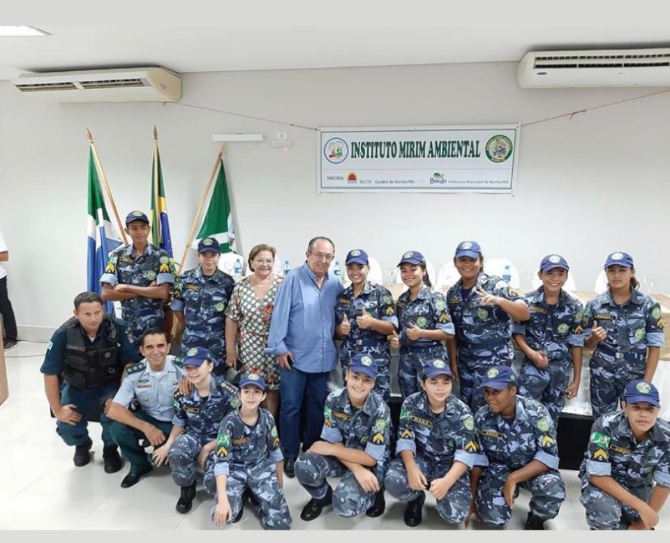 Prefeito participa da aula inaugural do Instituto Mirim Ambiental