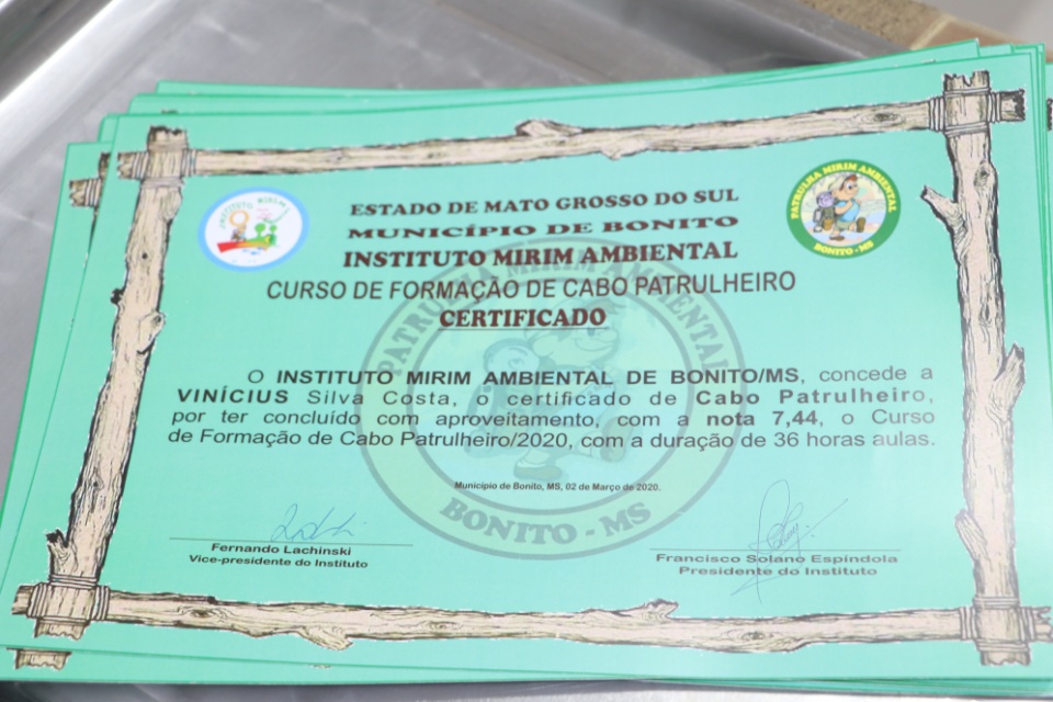 Prefeito participa da aula inaugural do Instituto Mirim Ambiental