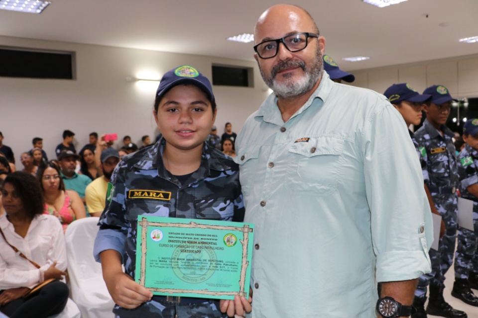 Prefeito participa da aula inaugural do Instituto Mirim Ambiental