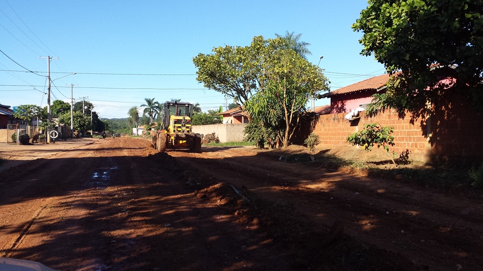 Secretaria de Obras realiza trabalho intensivo na área rural e urbana de Bonito