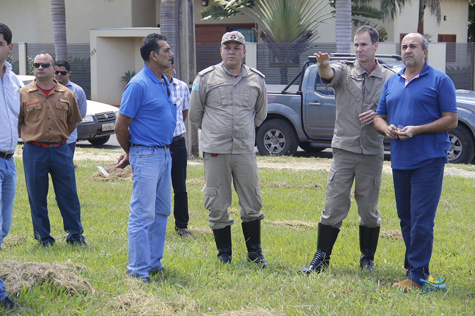 Coronel do Corpo de Bombeiros está em Bonito realizando visita técnica para a instalação da unidade