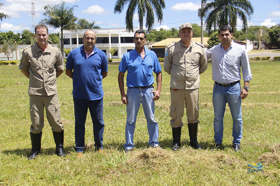 Coronel do Corpo de Bombeiros está em Bonito realizando visita técnica para a instalação da unidade