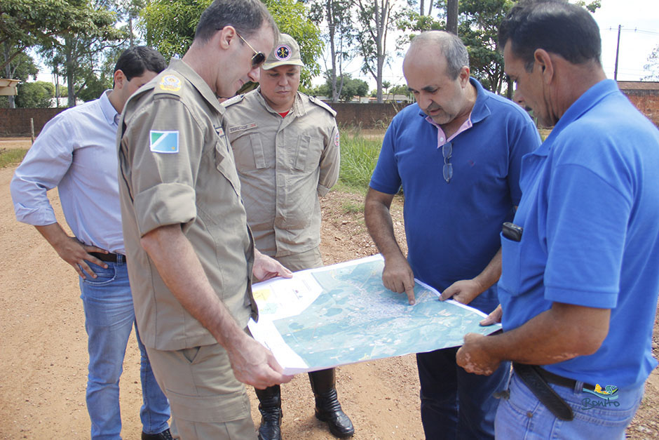 Coronel do Corpo de Bombeiros está em Bonito realizando visita técnica para a instalação da unidade