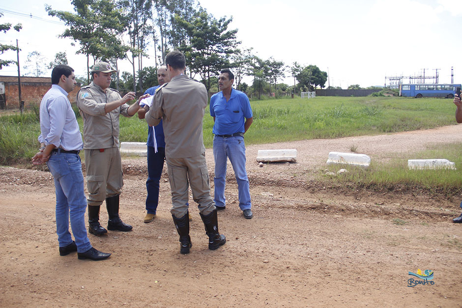 Coronel do Corpo de Bombeiros está em Bonito realizando visita técnica para a instalação da unidade
