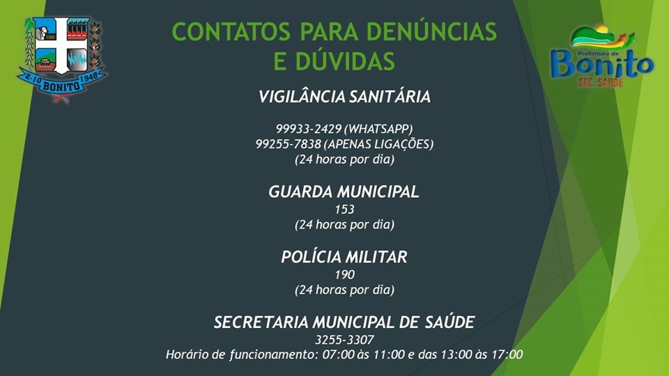 Confira onde estão os 4 casos positivos de Covid-19 em Bonito