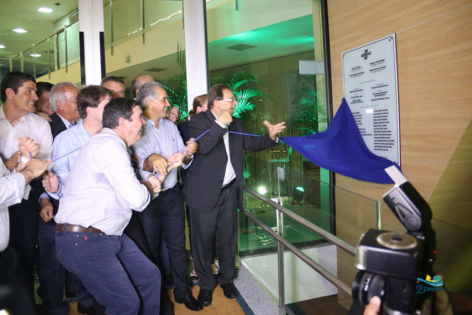 Prefeito Leleco é elogiado pela coragem durante a inauguração da sede do Sebrae em Bonito