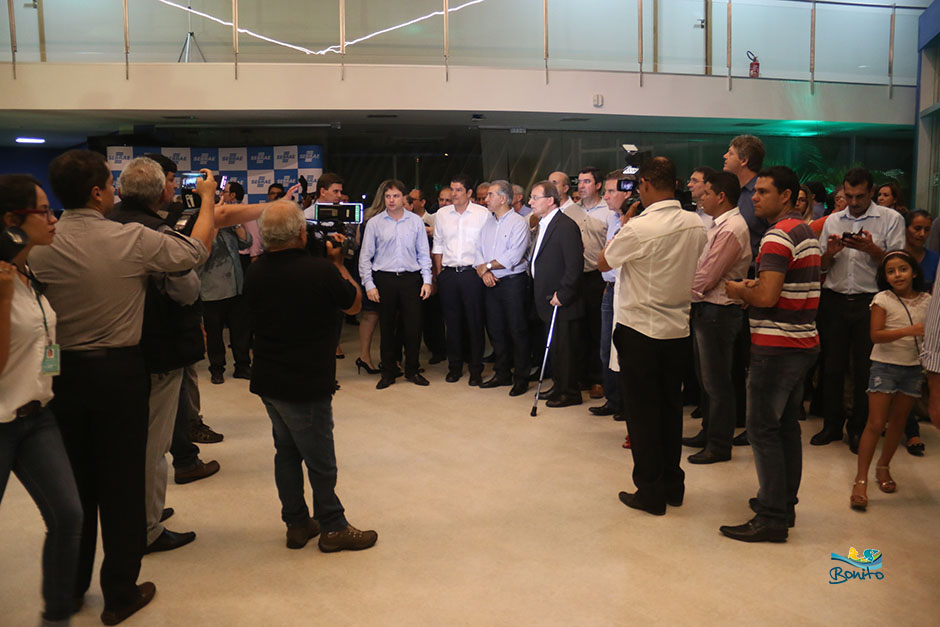 Prefeito Leleco é elogiado pela coragem durante a inauguração da sede do Sebrae em Bonito Prefeito Leleco é elogiado pela coragem durante a inauguração da sede do Sebrae em Bonito