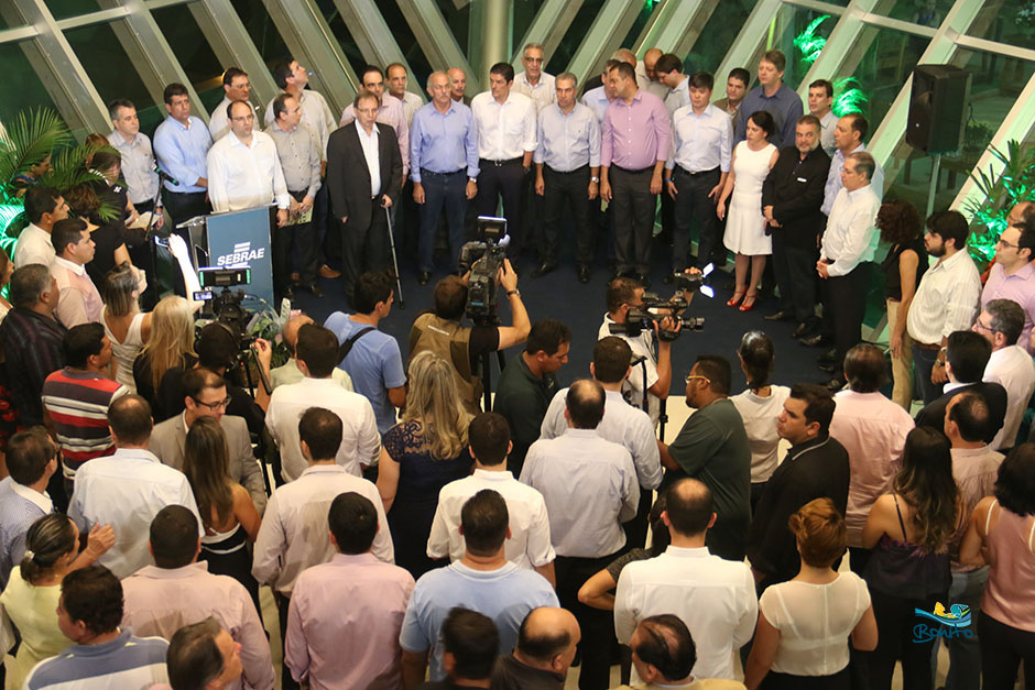 Prefeito Leleco é elogiado pela coragem durante a inauguração da sede do Sebrae em Bonito Prefeito Leleco é elogiado pela coragem durante a inauguração da sede do Sebrae em Bonito