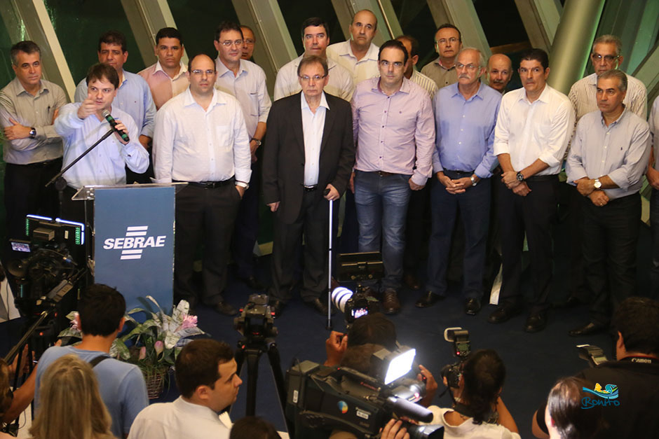 Prefeito Leleco é elogiado pela coragem durante a inauguração da sede do Sebrae em Bonito Prefeito Leleco é elogiado pela coragem durante a inauguração da sede do Sebrae em Bonito