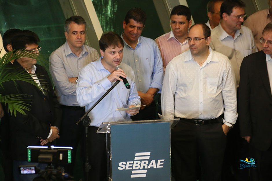 Prefeito Leleco é elogiado pela coragem durante a inauguração da sede do Sebrae em Bonito Prefeito Leleco é elogiado pela coragem durante a inauguração da sede do Sebrae em Bonito