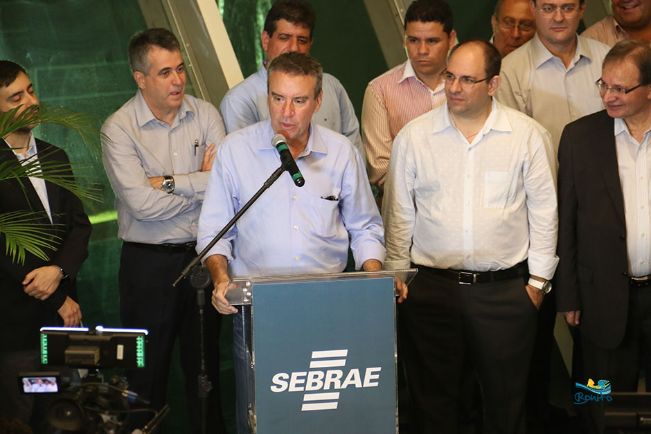 Prefeito Leleco é elogiado pela coragem durante a inauguração da sede do Sebrae em Bonito Prefeito Leleco é elogiado pela coragem durante a inauguração da sede do Sebrae em Bonito