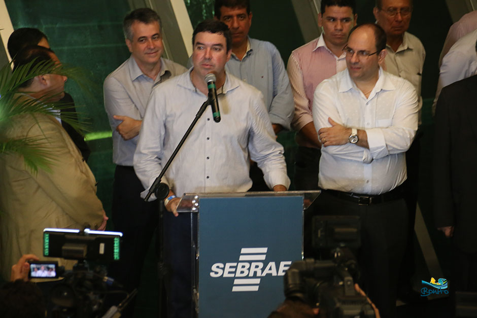 Prefeito Leleco é elogiado pela coragem durante a inauguração da sede do Sebrae em Bonito Prefeito Leleco é elogiado pela coragem durante a inauguração da sede do Sebrae em Bonito