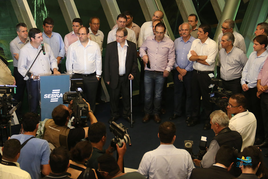 Prefeito Leleco é elogiado pela coragem durante a inauguração da sede do Sebrae em Bonito Prefeito Leleco é elogiado pela coragem durante a inauguração da sede do Sebrae em Bonito