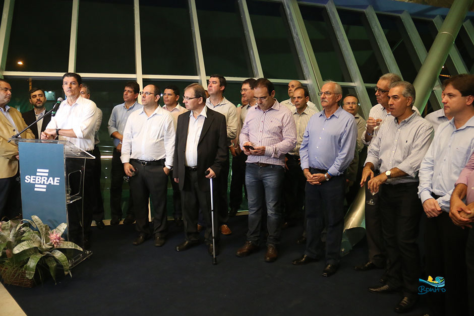 Prefeito Leleco é elogiado pela coragem durante a inauguração da sede do Sebrae em Bonito Prefeito Leleco é elogiado pela coragem durante a inauguração da sede do Sebrae em Bonito