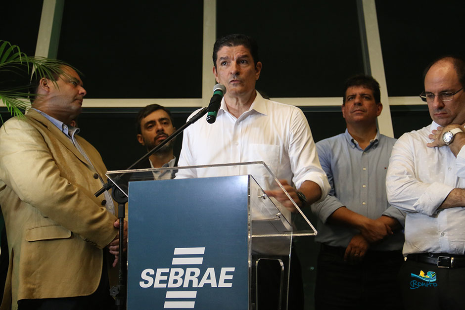 Prefeito Leleco é elogiado pela coragem durante a inauguração da sede do Sebrae em Bonito Prefeito Leleco é elogiado pela coragem durante a inauguração da sede do Sebrae em Bonito