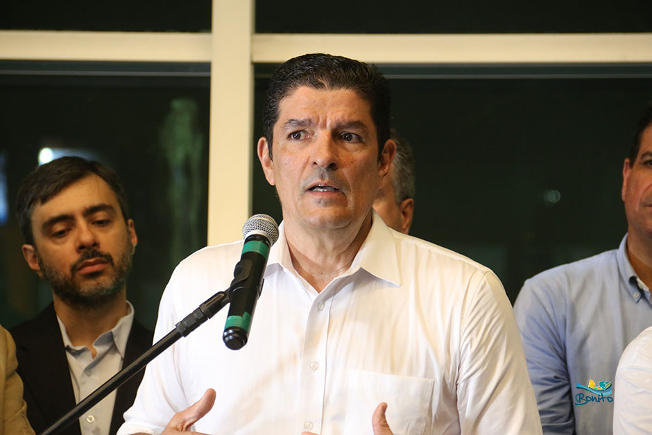 Prefeito Leleco é elogiado pela coragem durante a inauguração da sede do Sebrae em Bonito Prefeito Leleco é elogiado pela coragem durante a inauguração da sede do Sebrae em Bonito