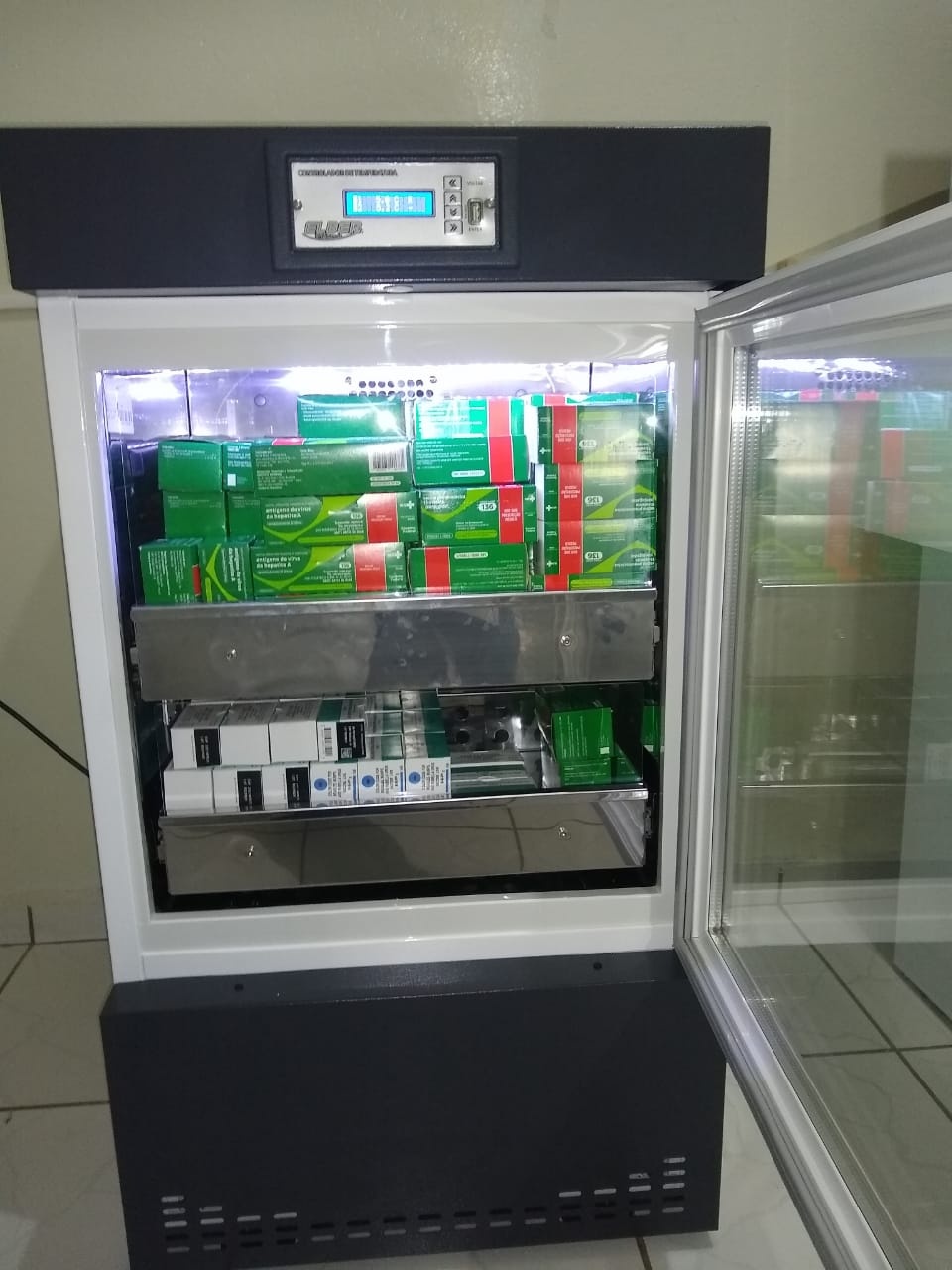 Município investe em câmara fria para armazenamento de vacinas