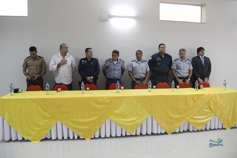 Prefeito Leleco participa de troca de comando da 1ªCIPM de Bonito