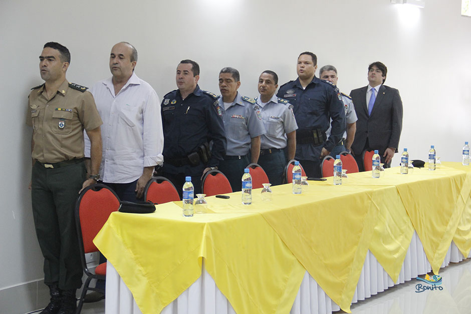 Prefeito Leleco participa de troca de comando da 1ªCIPM de Bonito