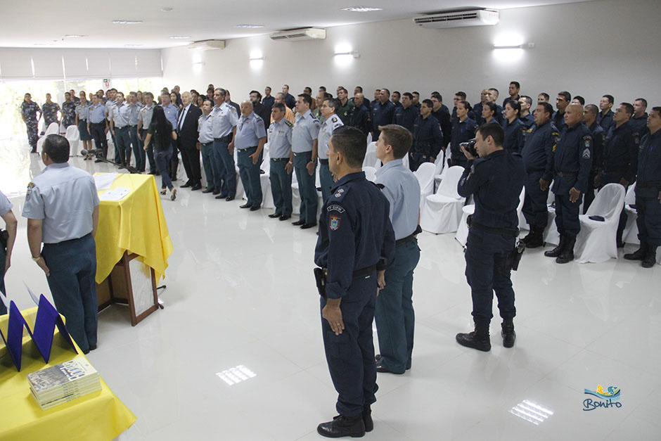 Prefeito Leleco participa de troca de comando da 1ªCIPM de Bonito