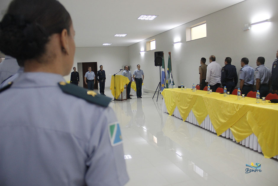 Prefeito Leleco participa de troca de comando da 1ªCIPM de Bonito